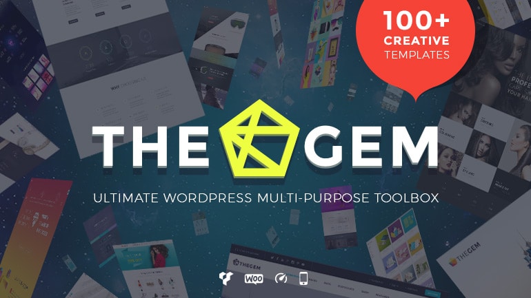 The Gem WordPress theme The Gem WordPress theme