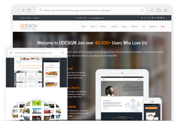 Udesign WordPress theme