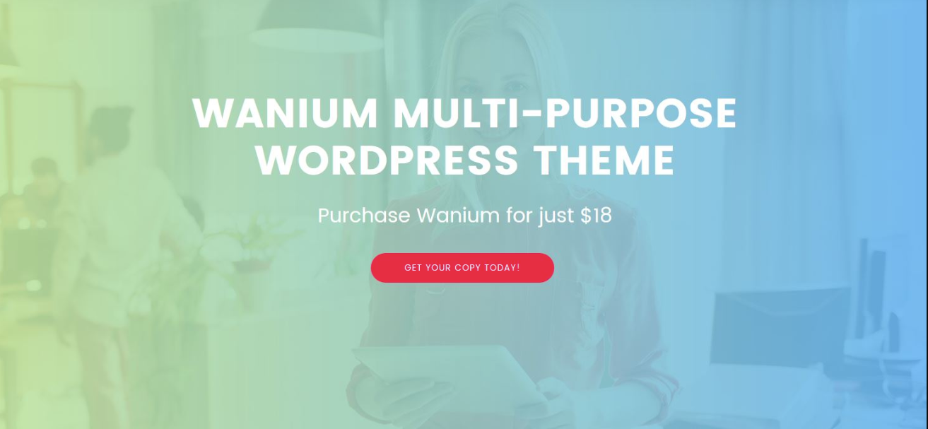 Wanium WordPress Theme Wanium WordPress Theme