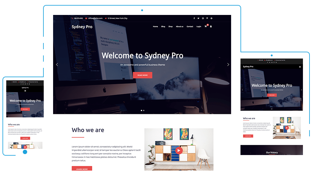 sydney pro wordpress theme