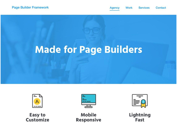 Page Builder Framework WordPress Theme builders