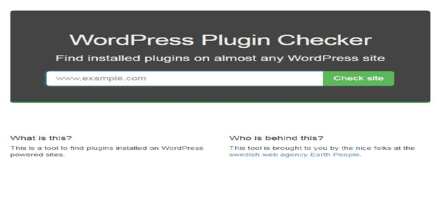 WordPress plugins Detector