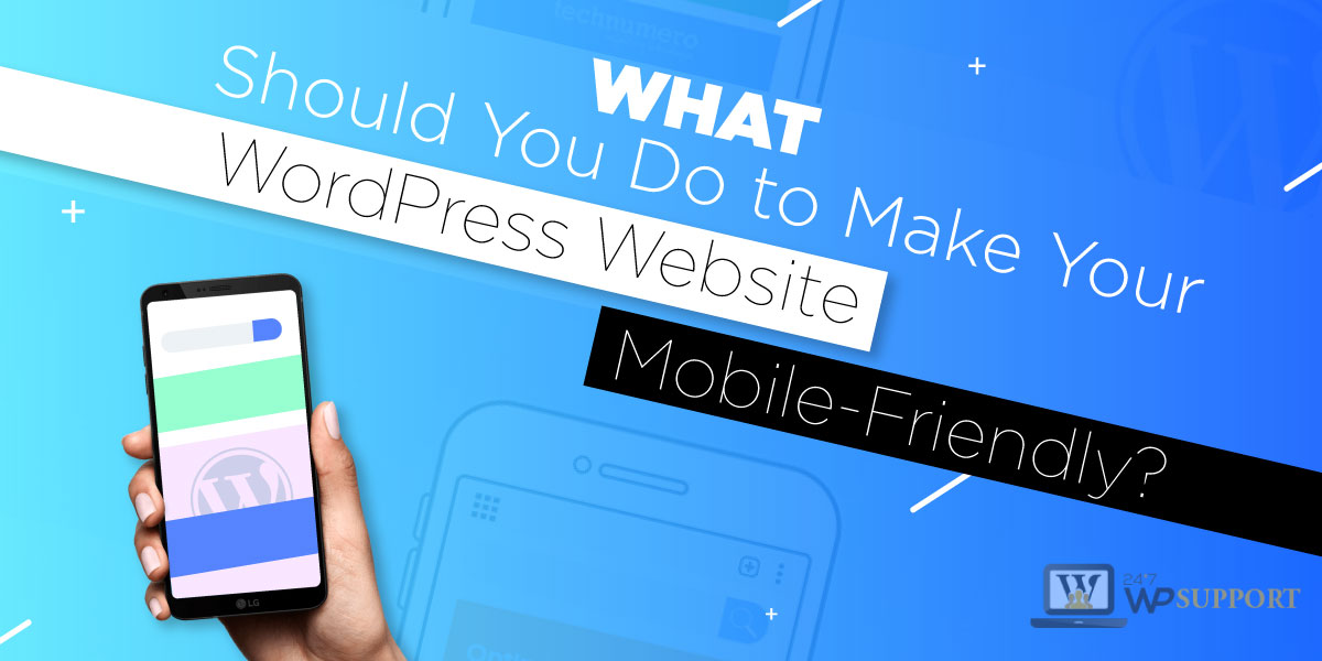 WordPress website mobile friendly 