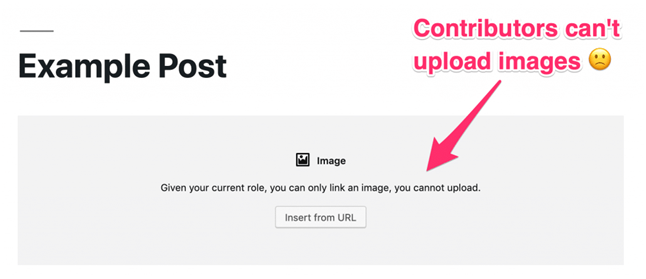 upload images in WordPress