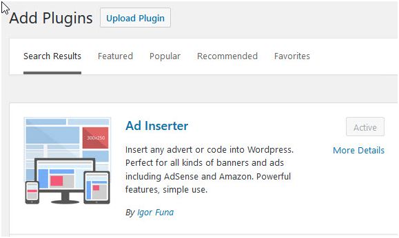 Ad Inserter Ad Inserter