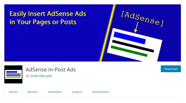 Adsense in post ad Adsense in post ad