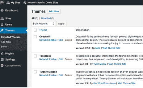 Network Admin Theme