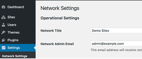 Network Settings