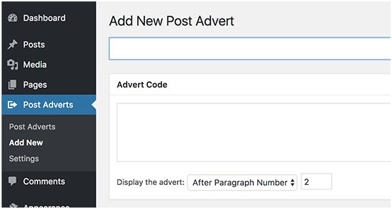Post Advert Post Advert