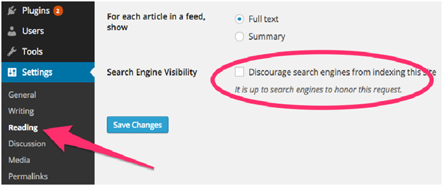 Search Engine visibility