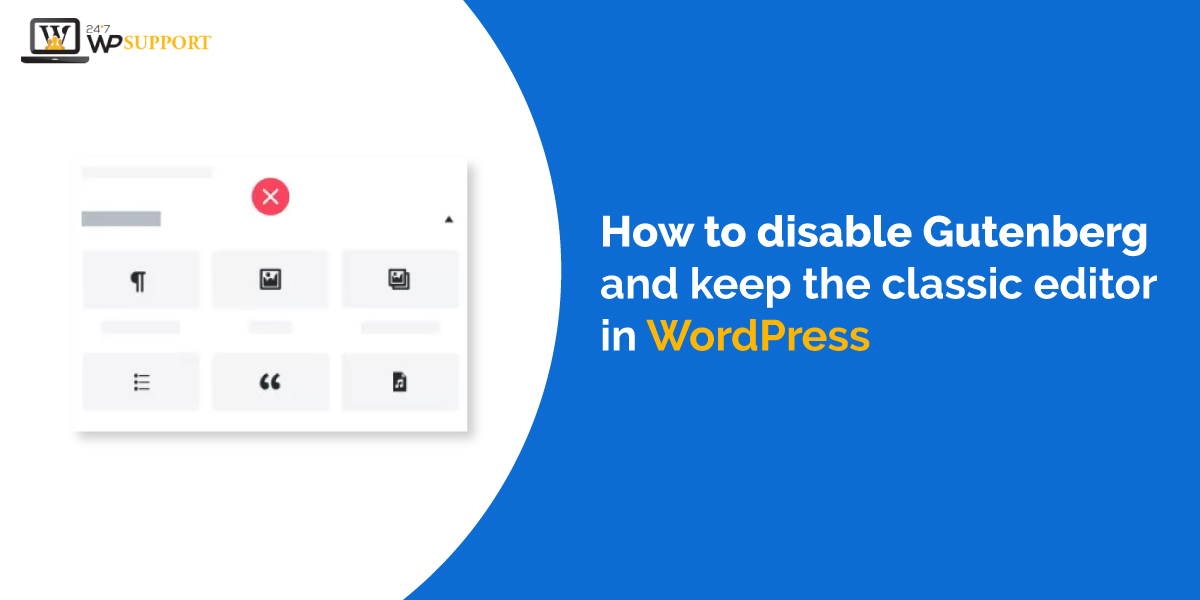 Disable Gutenberg
