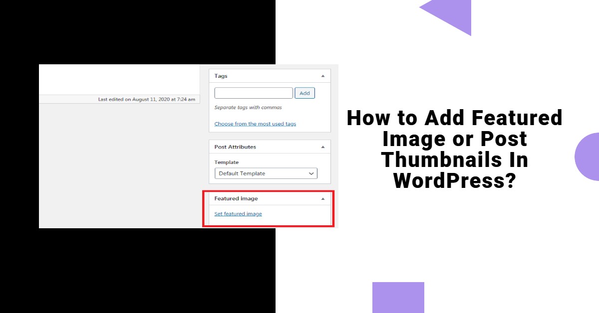 Add Featured Image