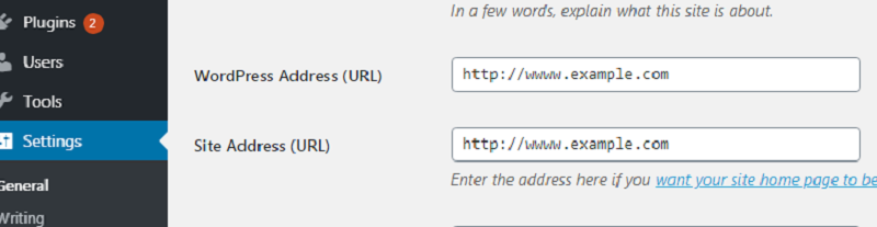 Website Settings Website Settings