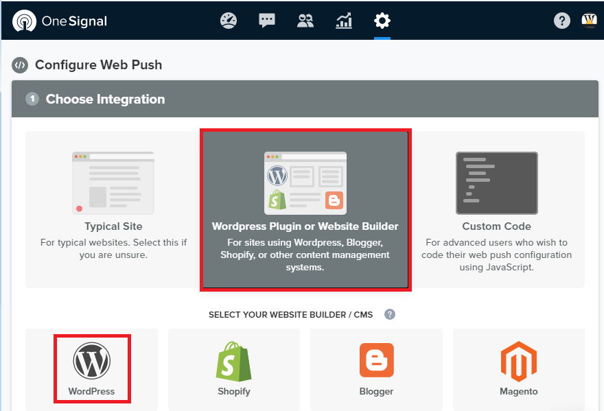 Configure Web Push