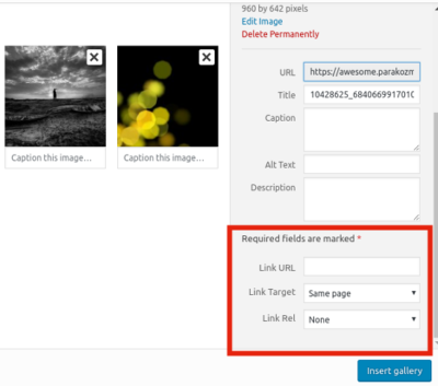 How to Add Custom Links to Gallery Images in WordPress