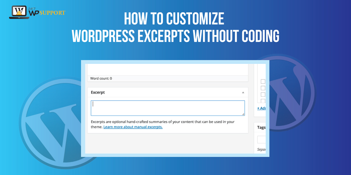 Customize WordPress Excerpts