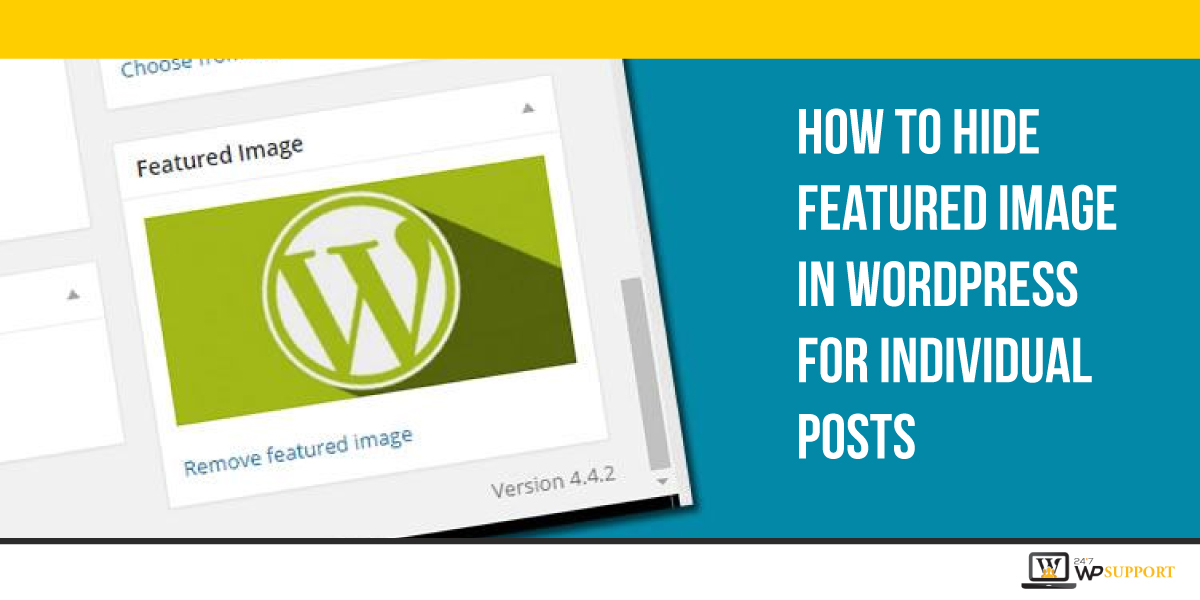 Hide a Featured Image In WordPress 