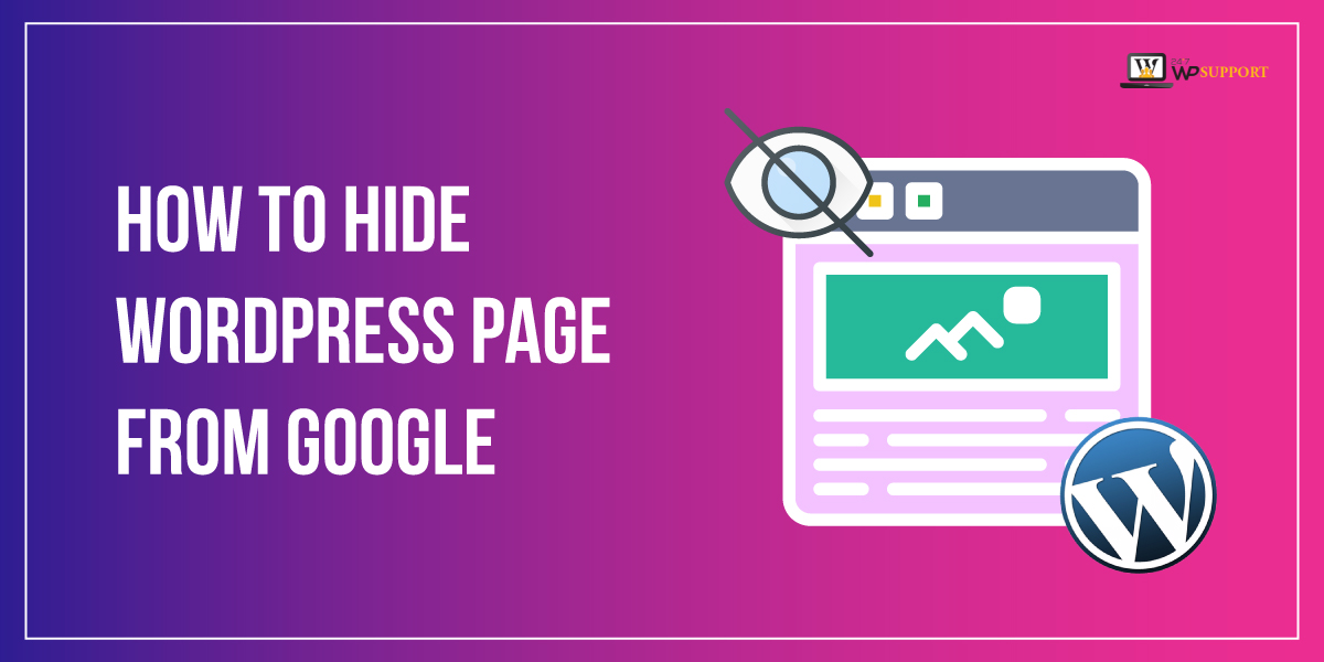 How to Hide WordPress Page from Google