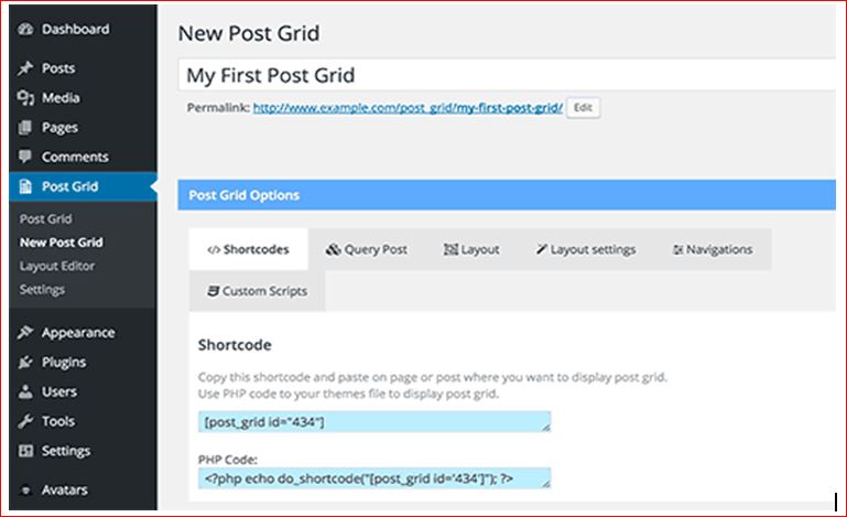 post grid wordpress plugin