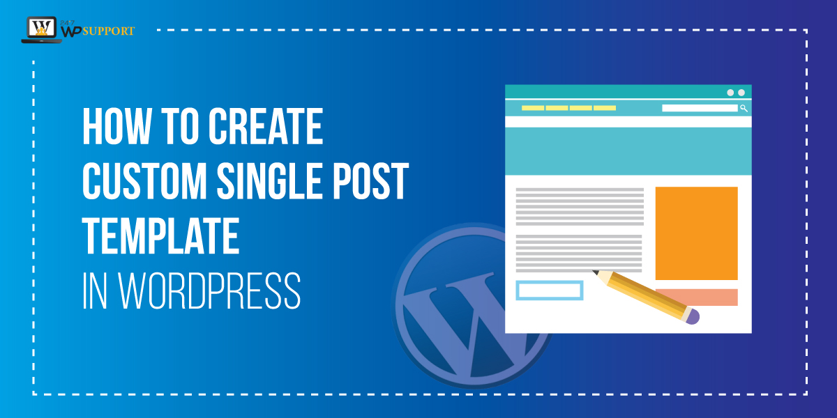 wordpress post Template
