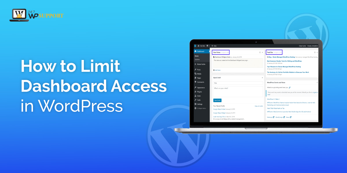 How to Limit Dashboard Access in WordPress 