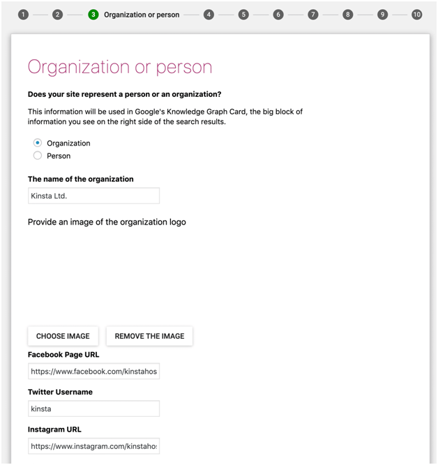 Organization or person