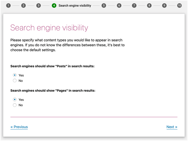 Search Engine Visibility