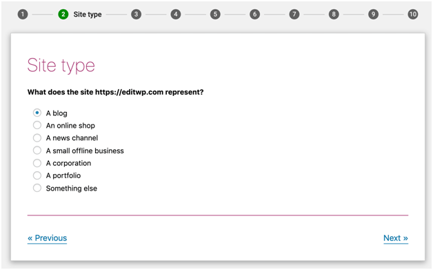 Site Type Site Type