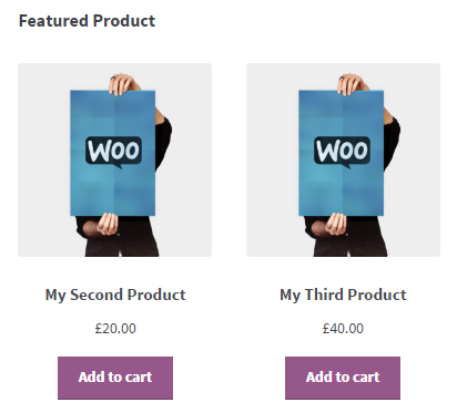 Featured products woocommerce shortcodes