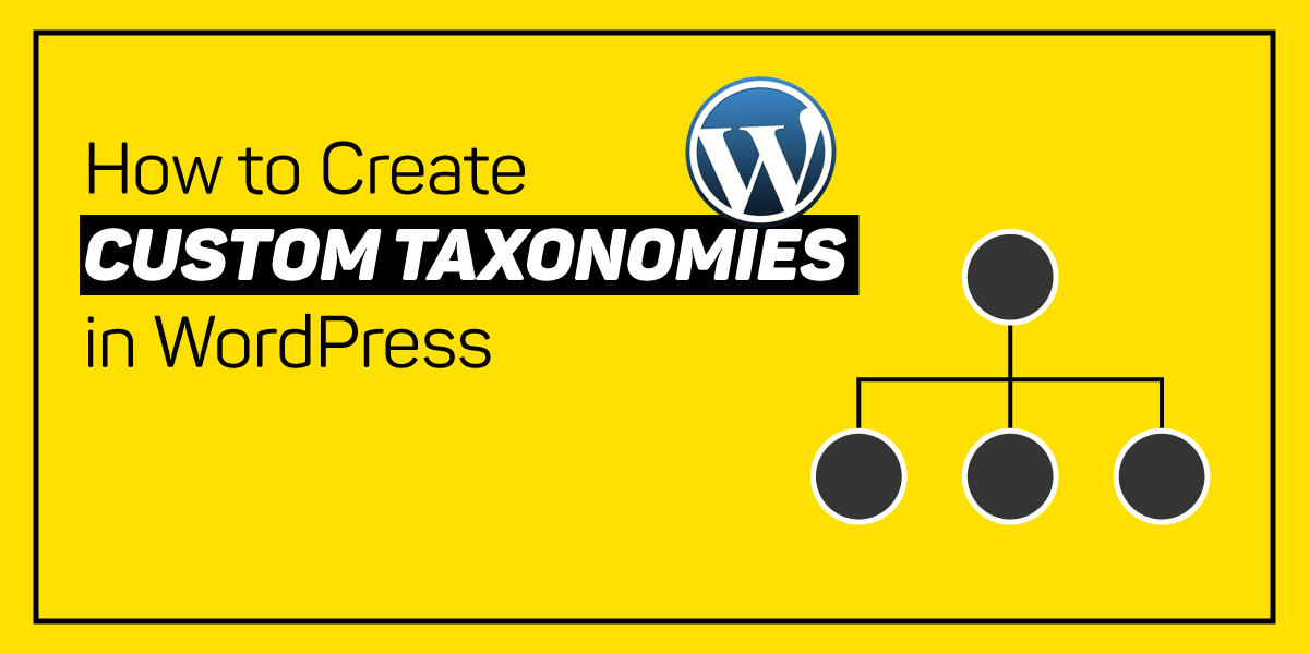 Custom Taxonomies in WordPress 