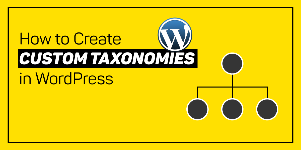 Custom Taxonomies in WordPress