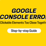 clickable elements too close