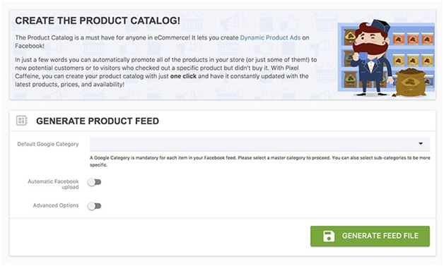 create product catalog