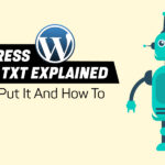 robots.txt file WordPress
