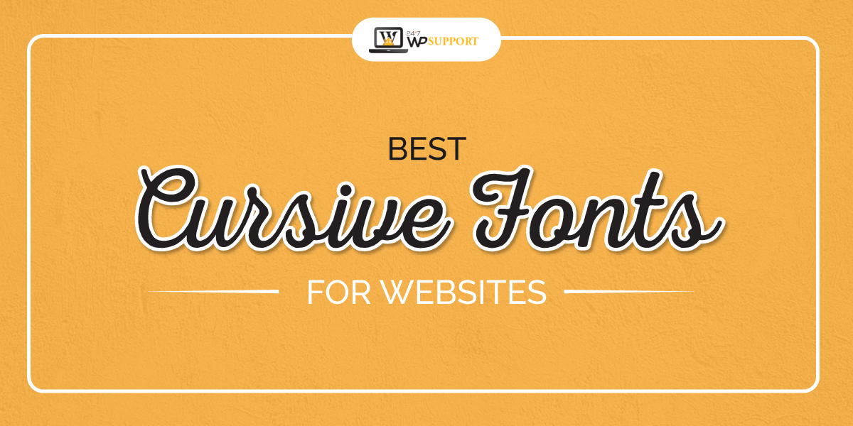 Best Cursive Fonts 