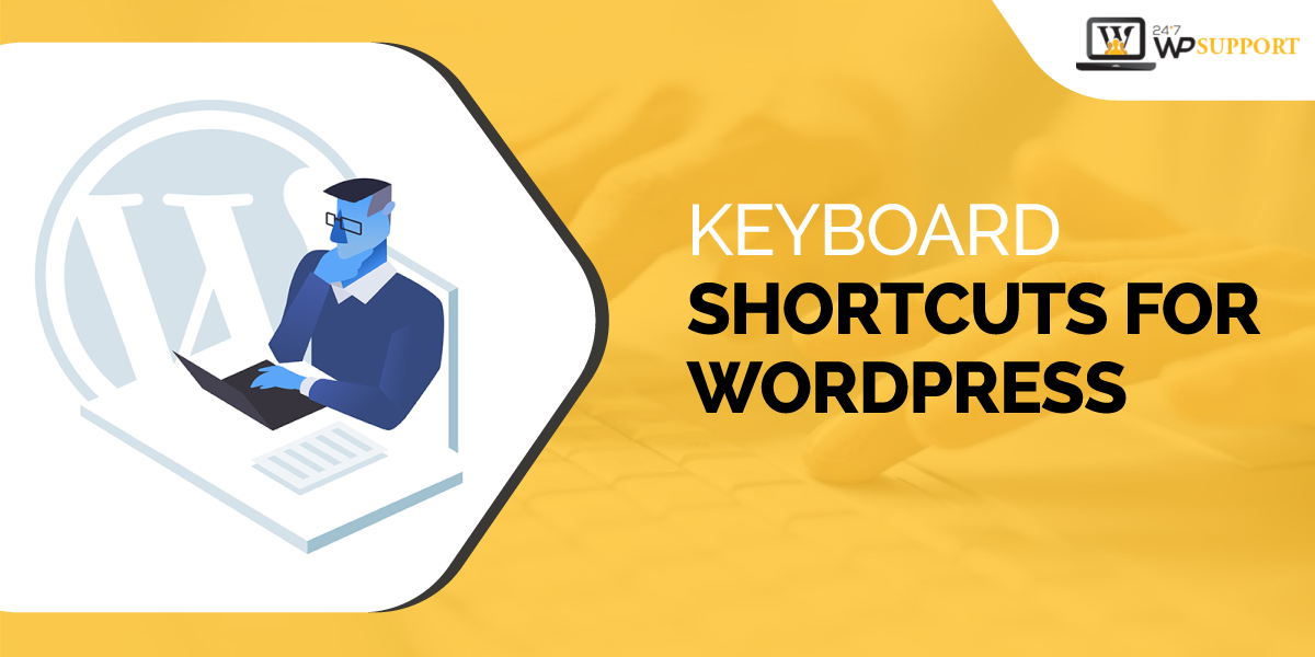 WordPress keyboard shortcuts 