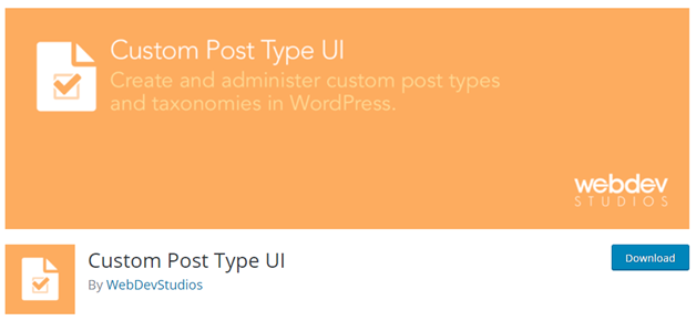custom post type ui custom post type ui