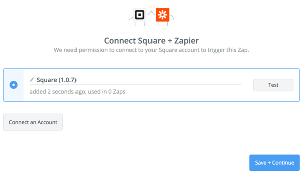 Integrate Zapier with Square