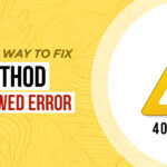 405 Method Not Allowed