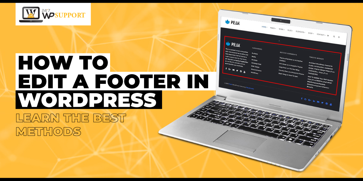 Edit a Footer in WordPress 