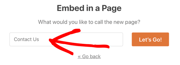 Embed in a page