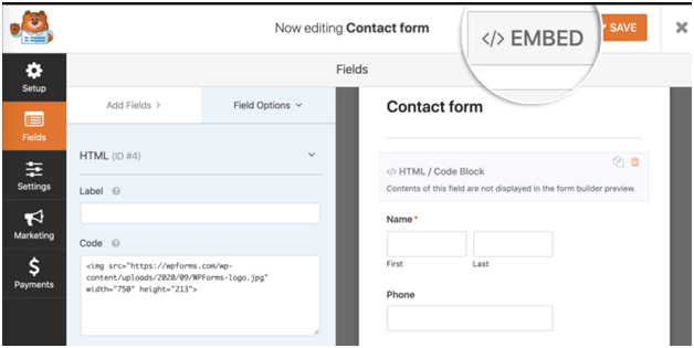 custom form custom form