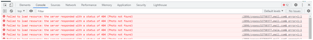 failed to load resource server error failed to load resource server error