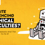 the site experiencing technical difficulties