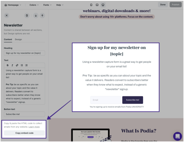 Signup news latter Signup news latter