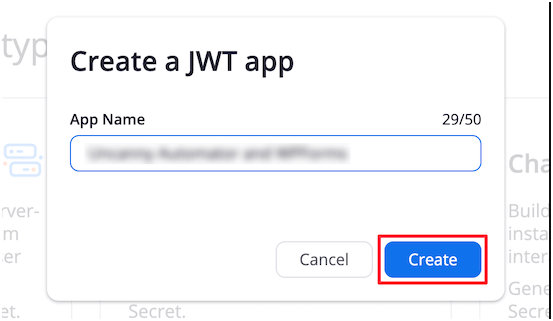 create a jwt app