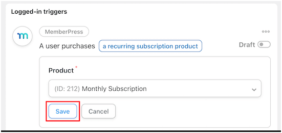 memberpress save memberpress save