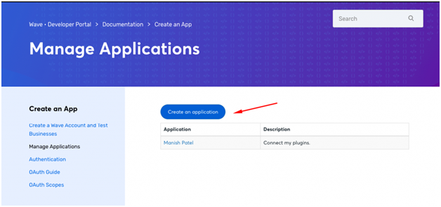 Manage Application