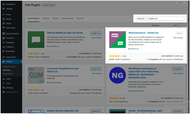 Plugin for woocommerce Mailerlite Plugin for woocommerce Mailerlite