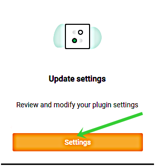 Update Settings Update Settings